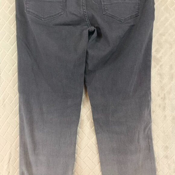 NY&C Soho Womans 8 Denim Jeans Black Ombre Boyfriend Mid Rise Distressed Stretch - Picture 13 of 15